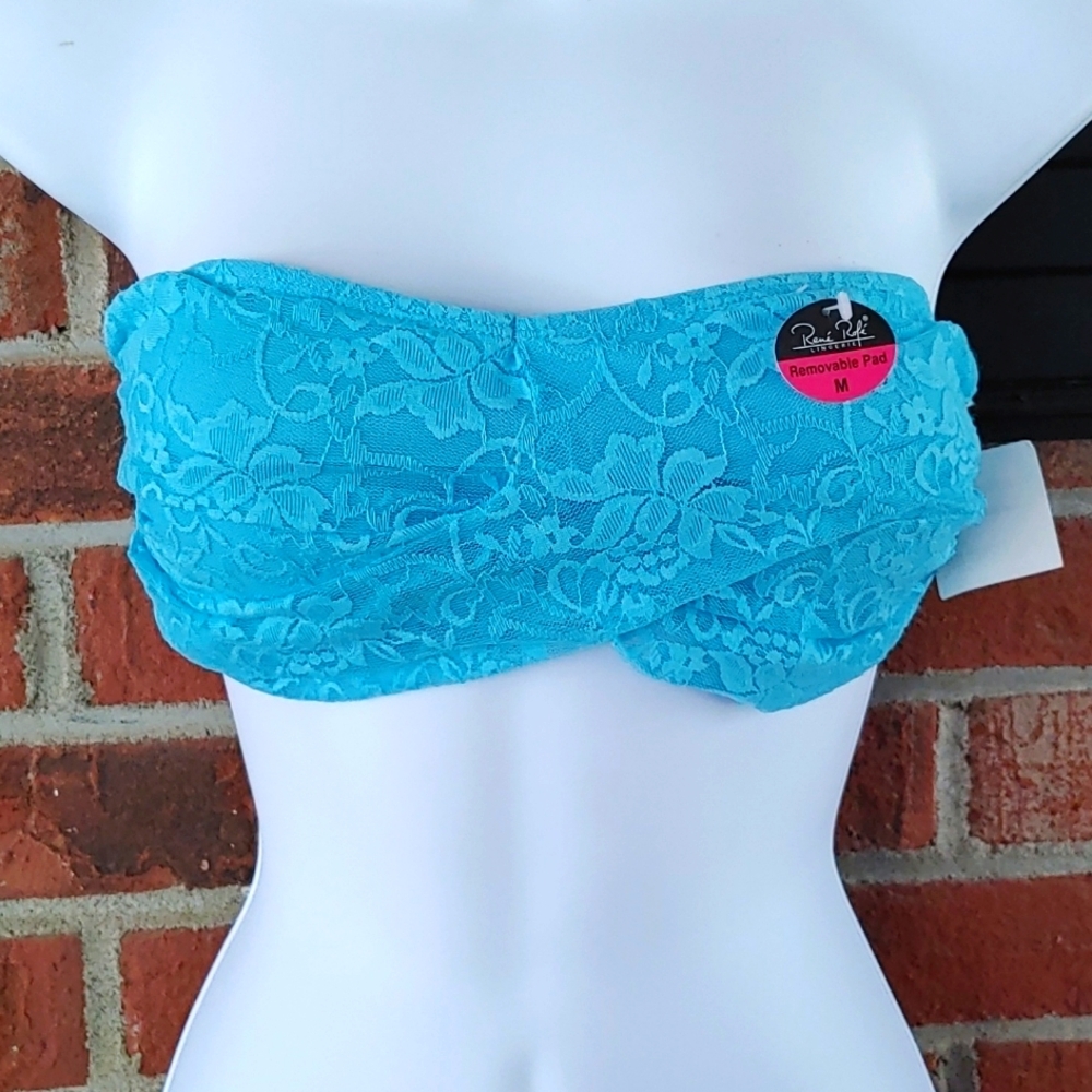 René Rofe Bandeau Bralette Size M